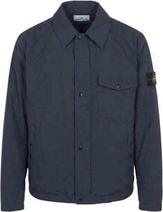 Stone Island Hombre, Chaquetas, Azul, Talla: L