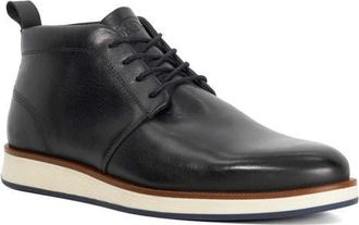 Dune London Smoky Plain Toe Chukka Boot in Black at Nordstrom, Size 11-11.5Us