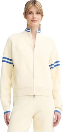 P.E Nation Odyssey Knit Cardigan - Dames - Vesten - Beige - M - Katoen - Truien & Vesten