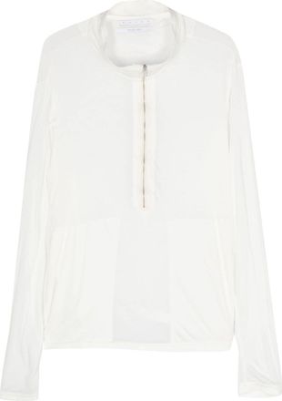 RANRA Sidur half-zip modal sweatshirt - men - Modal - S - White