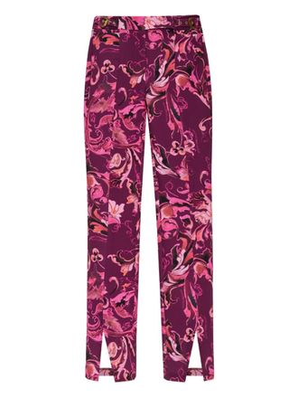 Versace Jeans Couture Barocco-print trousers - Pink