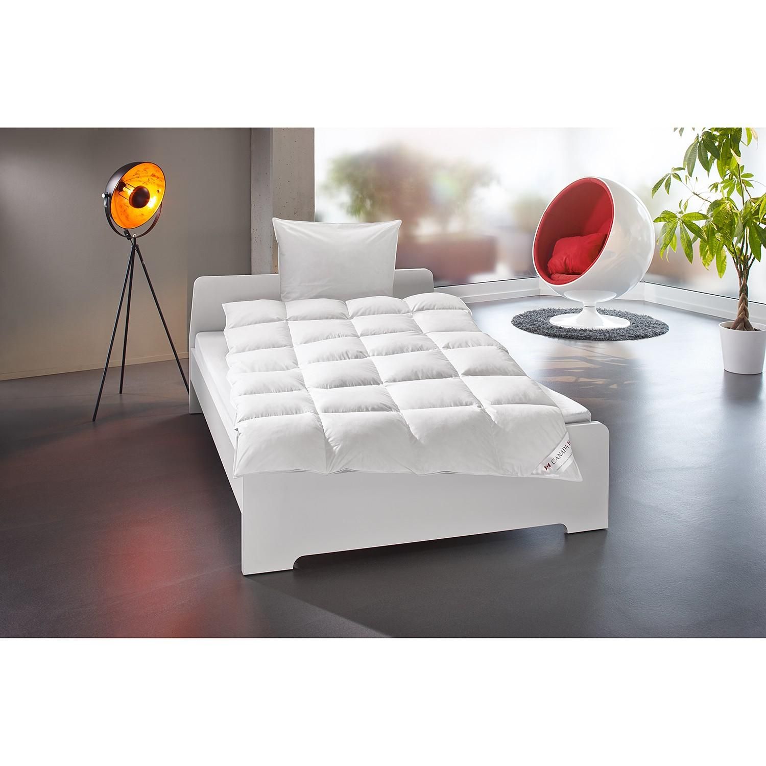 FluffCo Zen Kissen – Daunenersatz, 300 Fadendichte, Kingsize, Maschinenwaschbar