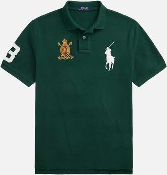 Polo Ralph Lauren Mens Polo Ralph Lauren Mesh Polo Shirt 001 Vintage Pine - Green - Size: 44