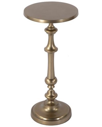 Butler Butler Specialty Company Bartel 10.25In Round Metal Pedestal Base End Table