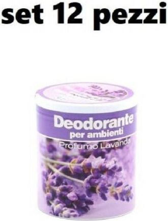 Trade Shop Trade Shop - Set 12 Deodoranti Barattolo Profumo Ambiente Assorbi Odori Fragranza Lavanda