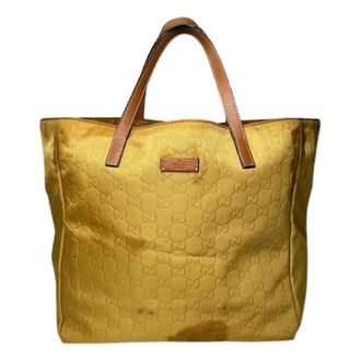 Gucci Pre-owned Tote Bags, female, Yellow, Size: ONE SIZE Pre-owned Vintage Tote Bag
