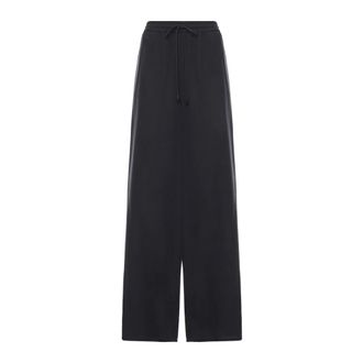 Max Mara Wide Trousers, female, Blue, Size: XS Wide Trousers