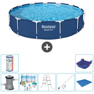 Bestway Piscina Bestway Steel Pro Redonda - 396x84 Cm - 8-piezas S22116