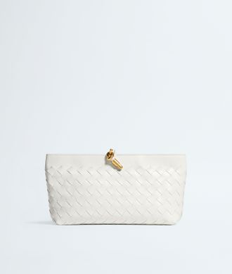 Bottega Veneta Andiamo Boat Pouch - White - Woman - U