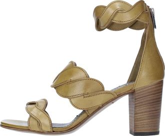 Pantanetti Schoenen, Dames, Groen, 36 EU, Leer, Kaffir High Heel Sandal