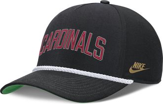 Nike St. Louis Cardinals Rise Nike Mens MLB Adjustable Hat in Black | NB4508ZES67-D8K