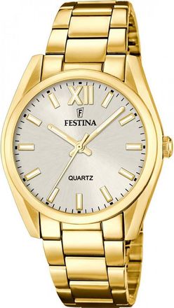 Festina Womens F20640-1 Ladies Boyfriend Watch - Gold - One Size