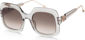 Philipp Plein Philipp Plein Womens 55 mm Grey Sunglasses