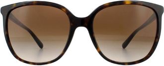 Michael Kors Womens Sunglasses Anaheim MK2137U 300613 Dark Tortoise Brown Gradient - One Size