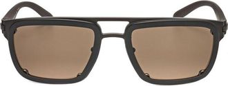 Bulgari Mens Black Round Sunglasses 0BV5057-020/73-2
