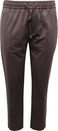 Dolce & Gabbana Italiaanse Stijl Broek - Heren - Slim Fit Broeken - Bruin - XS - Broeken