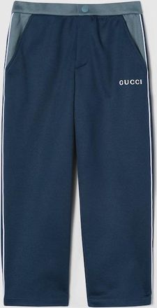 Gucci Kids - Technical Jersey Pants, Size 10 years, Blue, Ready-to-wear