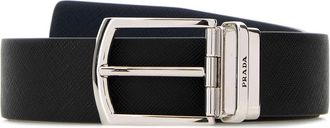 Prada Black Leather Belt
