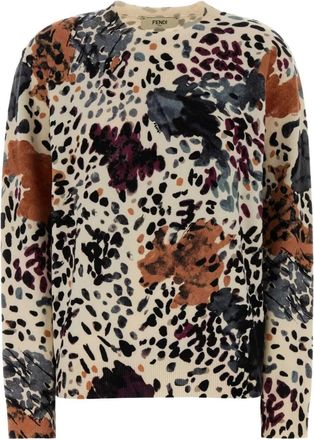 Fendi Falena Printed Sweater
