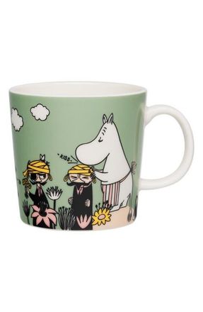 Moomin troll & Snorkmaiden Mug in Green Multi at Nordstrom