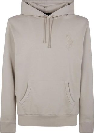 Polo Ralph Lauren Hoodies, male, Beige, Size: XL Long Sleeve Sweatshirt