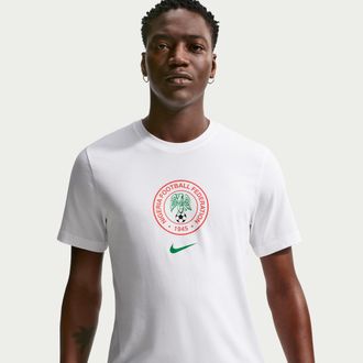 Nike Nigeria Nike Mens Soccer T-Shirt in White | IH2191-100