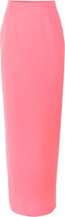 Carolina Herrera Maxi-rok met split - Roze