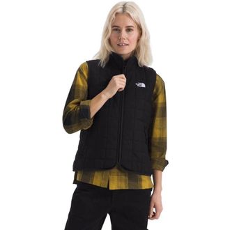 The North Face Junction Insulated Vest Womens Black Quilted Full Zip GBO3367
