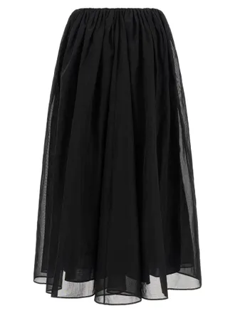 Brunello Cucinelli Womens Black Cotton Mini Skirt
