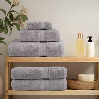 Berkfield Home Premium Towels SOLUND 10pcs Grey 100x200cm 600gsm