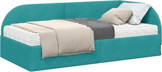vidaXL Estructura De Cama Esquina Con Colch&oacute;n 2 Uds. Tuquesa Vidaxl