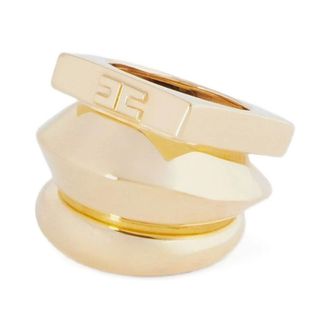 Elisabetta Franchi Rings, female, Yellow, Size: 52 MM Elisabetta Franchi Bijoux