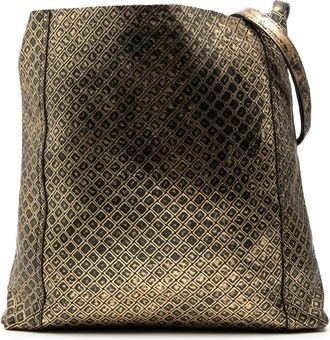 Bottega Veneta Pre-owned Bottega Veneta Leather Intrecciomirage Crossbody B01214258J