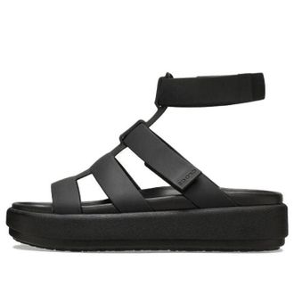 Crocs (WMNS) Crocs Brooklyn Luxe Gladiator Sandals Black 209557-060
