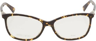 Jimmy Choo London Demo Rectangular Ladies Eyeglasses JC282/G 0086 55