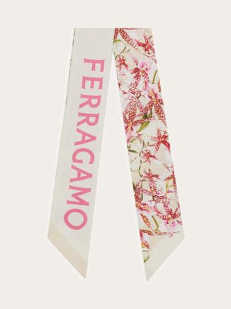 Ferragamo Women Gaia print silk bandeau Pink