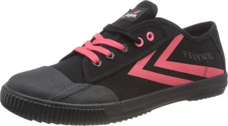 Feiyue Feiyue Mens X Staple 1920 Sneaker, Black/Red, 7 UK