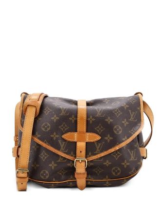 Louis Vuitton Saumur Handbag Monogram Canvas 30 crossbody bag - Marrone