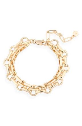 Ettika Interlocking Chain Bracelet in Gold at Nordstrom Rack