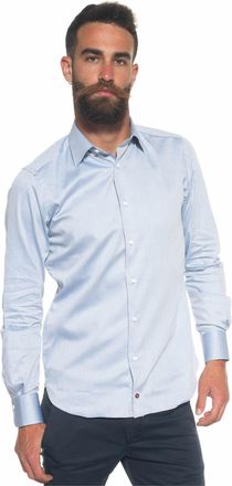 Carrel Camicia classica da uomo Grigio Carrel Uomo