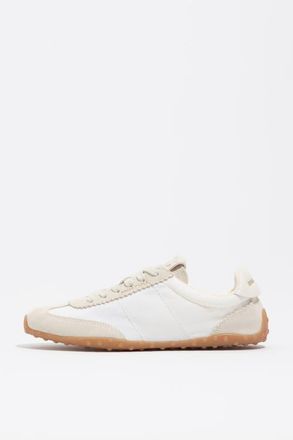 Bimba & Lola Suede Nylon 13 29 Sneaker in Off White at Nordstrom, Size 40