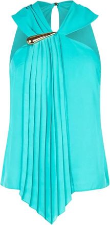 Rinascimento Donna, Top, Blu, XL, new