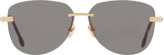 Fred Perry Green Oval Mens Sunglasses FG40045U 30N 61