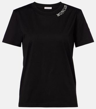 Moncler Logo cotton jersey T-shirt