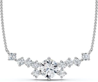 Pompeii3 1Ct Twilight Diamond Necklace 14k Gold Lab Grown EF/VS