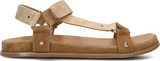 Stefano Lauran Schoenen, Dames, Bruin, 39 EU, Su&egrave;de, Camel Sandalen Elegante Charme Stijlvol Comfort