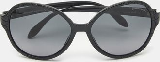 Roberto Cavalli Black Maria Oversized Sunglasses