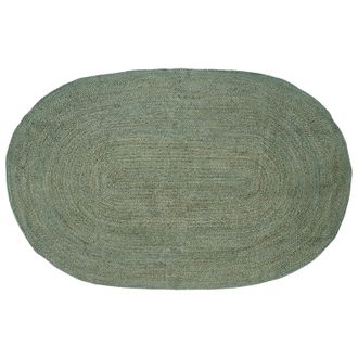 vidaXL Alfombras De &Aacute;rea Verde Oliva 152 X 245 Cm Yute Vidaxl