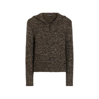 Dolce & Gabbana Alpaca Blend Polo Shirt