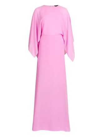 Liu Jo georgette dress - women - Viscose/Polyester - 38 - Pink